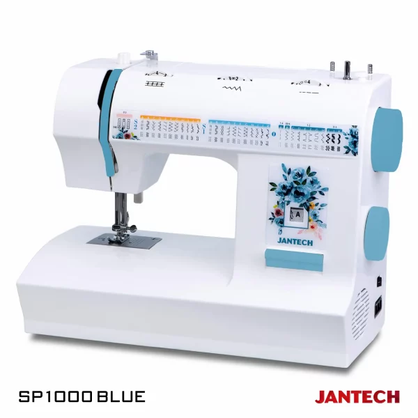 چرخ خیاطی جانتک مدل SP1000BLUE JANTECH