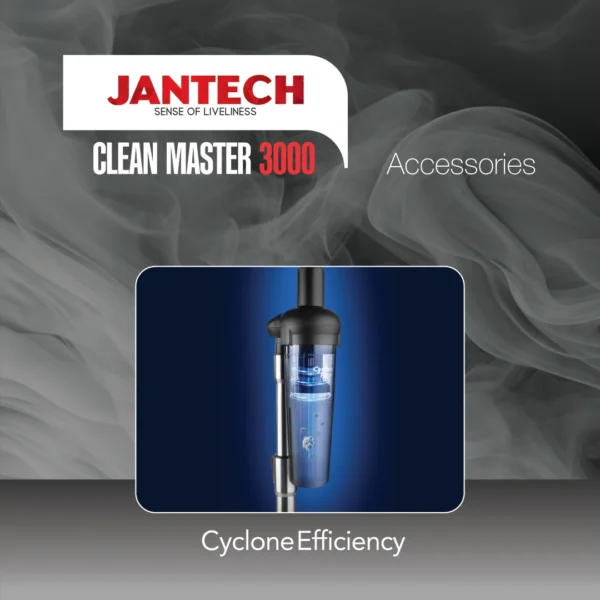 مخزن سایکلون جارو برقی جانتک مدلCLEAN MASTER 3000 ژانومه