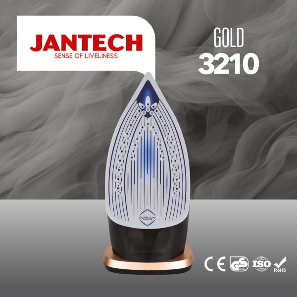 نمای زیر اتو بخار پروگلاید جانتک مدل GOLD 3210 JANTECH