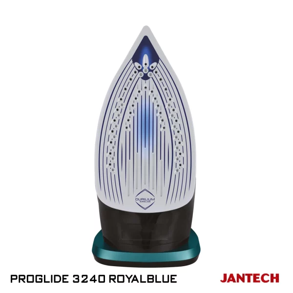 نمای کف اتو بخار پروگلاید جانتک مدل ROYAL BLUE 3240 JANTECH