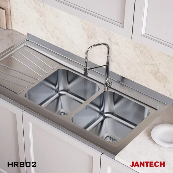 تصویر سینک ظرفشویی روکار جانتک مدل HR802 JANTECH