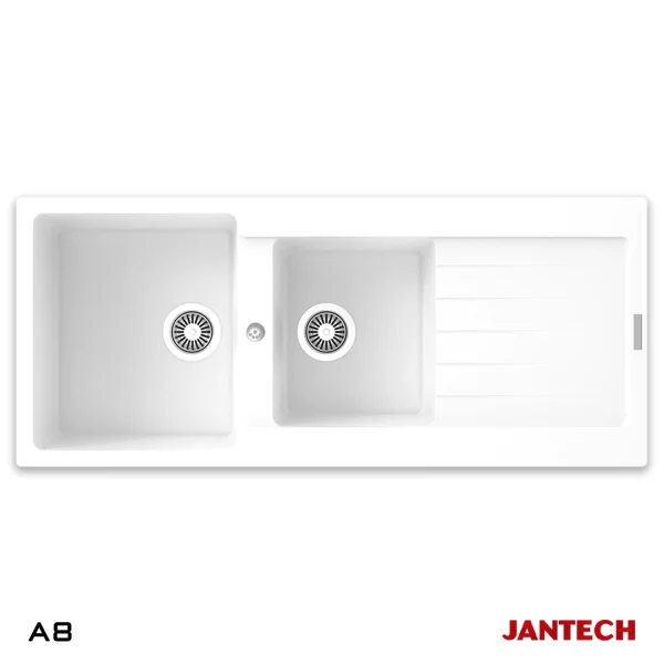 سینک ظرفشویی گرانیتی جانتک مدل JANTECH A8